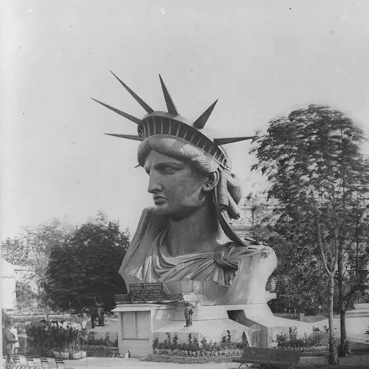 A Head of the Statue of Liberty