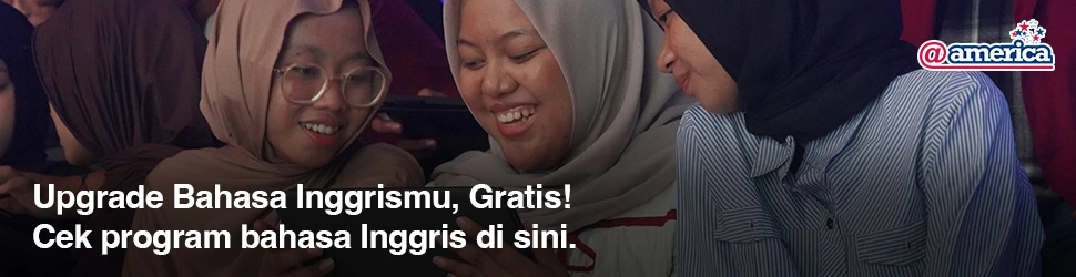 Ikuti pelatihan bahasa Inggris gratis di @america! Cara seru untuk upgrade skill lewat sesi membaca dan public speaking, dan perluas koneksimu.