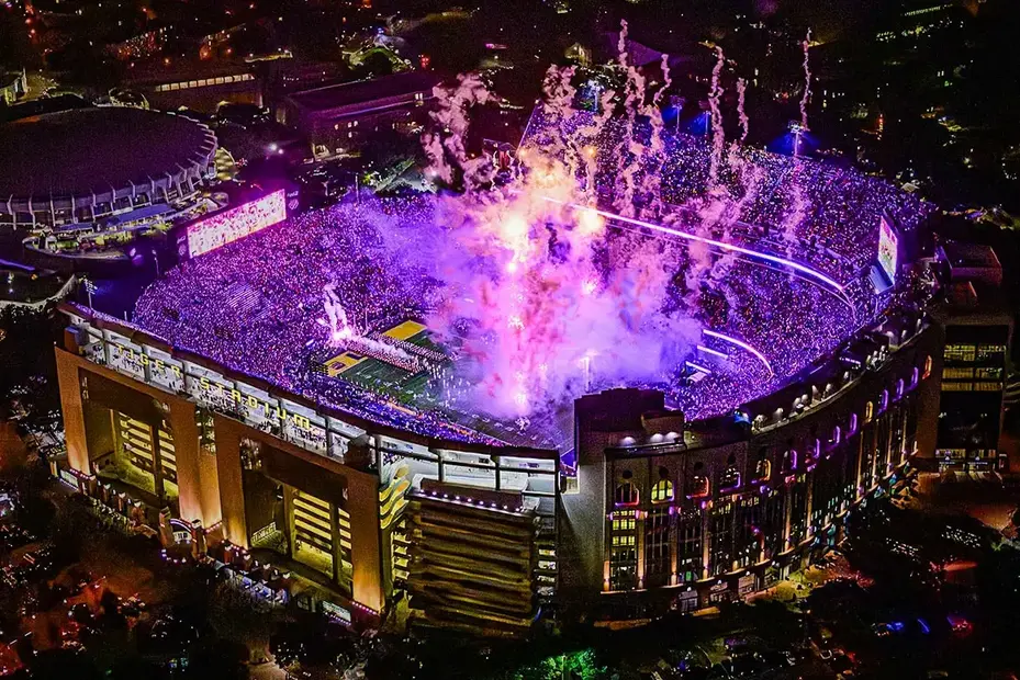 Tiger Stadium, located in Baton Rouge, Louisiana, is one of the largest stadiums in the United States.
